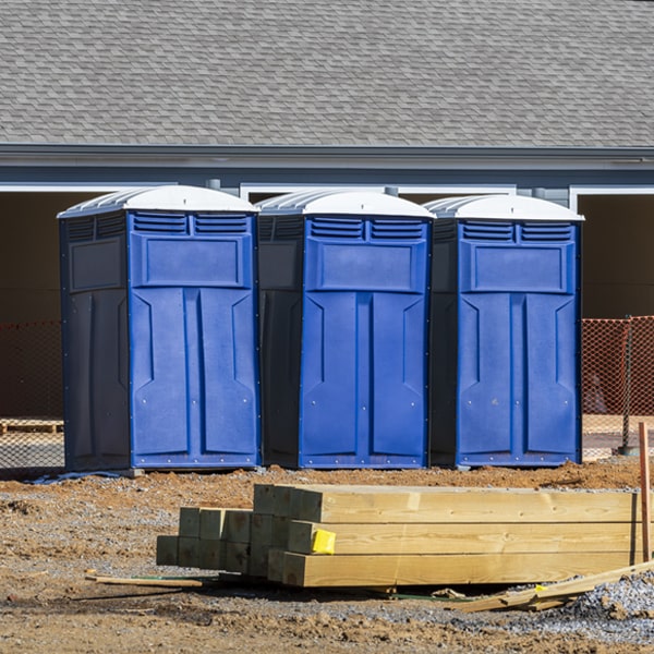 are there any restrictions on what items can be disposed of in the porta potties in Ashland NY